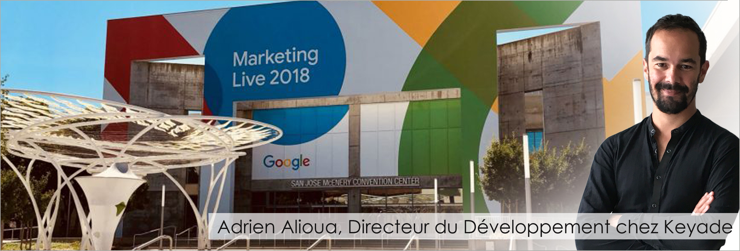 Adrien at Google Marketing Live 3