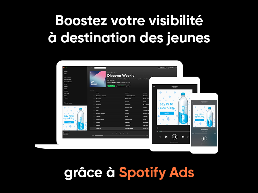Spotify Ads booste votre visibilité auprès des jeunes